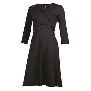 Ladies Black Empire Waist Dress by Browning